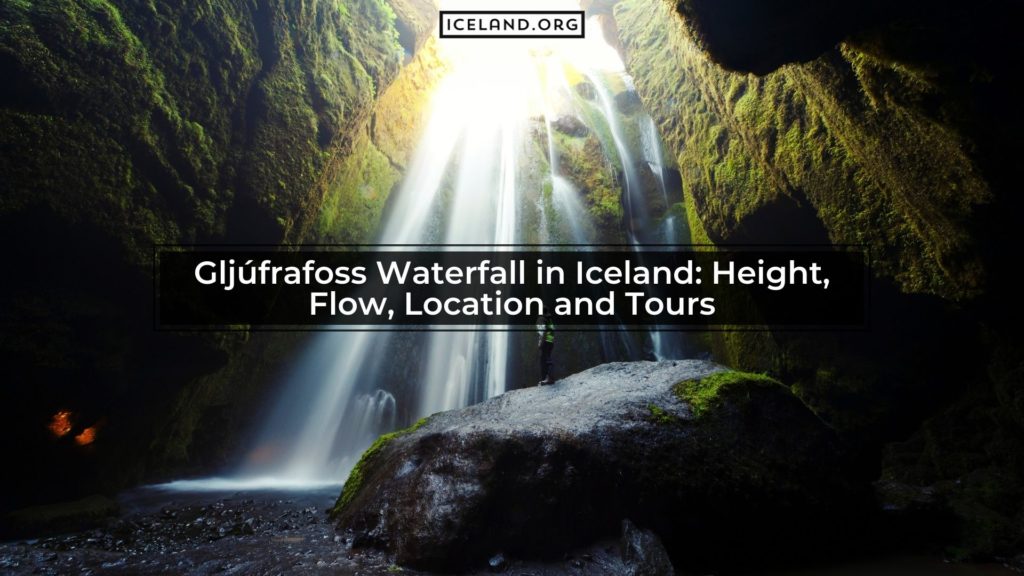 Gljúfrafoss Waterfall in Iceland